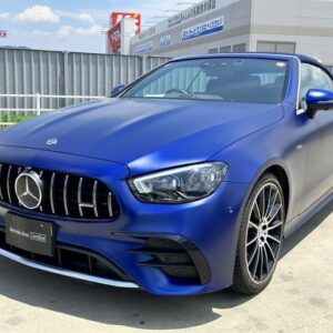 2021 Mercedes Amg E-Class blue hybrid used car Japan export