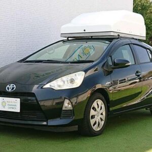 2013 Toyota Aqua black hybrid used car Japan export