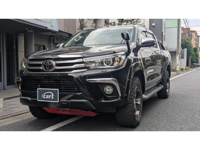 Ref:AUX-24567173 TOYOTA HILUX 2017 1 2017 Toyota Hilux black diesel used car Japan export