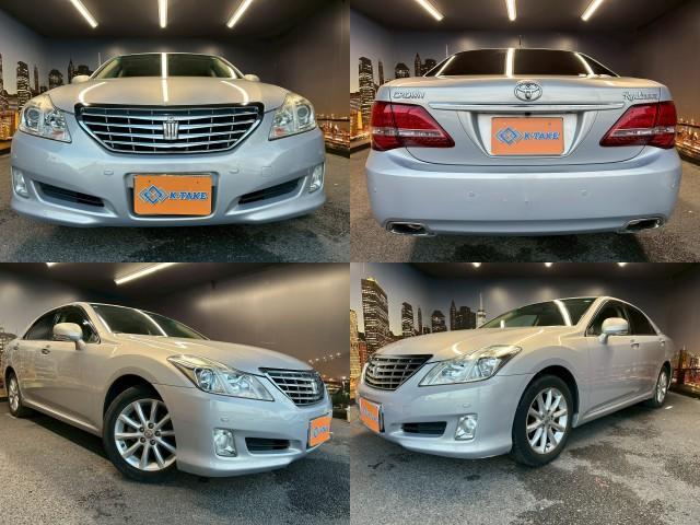 Ref:AUX-24567396 TOYOTA CROWN 2008 1 2008 Toyota Crown silver gasoline used car Japan export