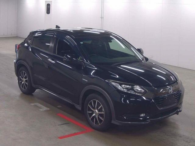 Ref:AUX-24567411 HONDA VEZEL 2016 1 2016 Honda Vezel black gasoline used car Japan export