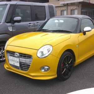 2016 Daihatsu Copen yellow gasoline used car Japan export