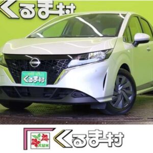 2022 Nissan Note silver hybrid used car Japan export