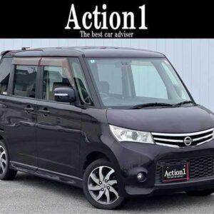 2012 Nissan Roox purple gasoline used car Japan export