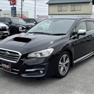 2018 Subaru Levorg black gasoline used car Japan export