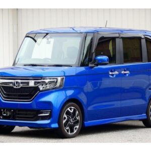 2020 Honda N-Box blue gasoline used car Japan export