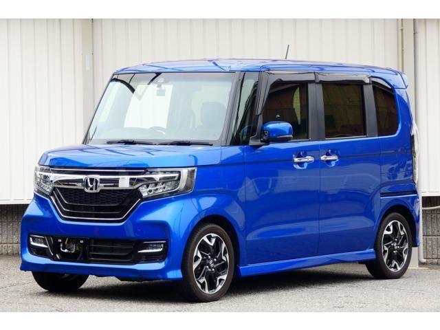 Ref:AUX-24579690 HONDA N-BOX 2020 1 2020 Honda N-Box blue gasoline used car Japan export
