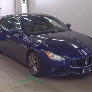 2015 Maserati Quattroporte blue gasoline used car Japan export