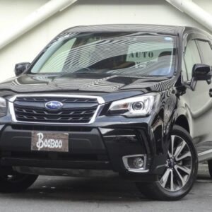 2018 Subaru Forester black gasoline used car Japan export