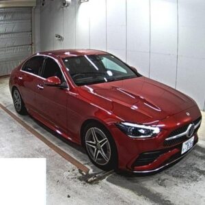 2022 Mercedes Benz C-Class red diesel used car Japan export