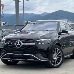 2023 Mercedes Benz Gle black hybrid used car Japan export