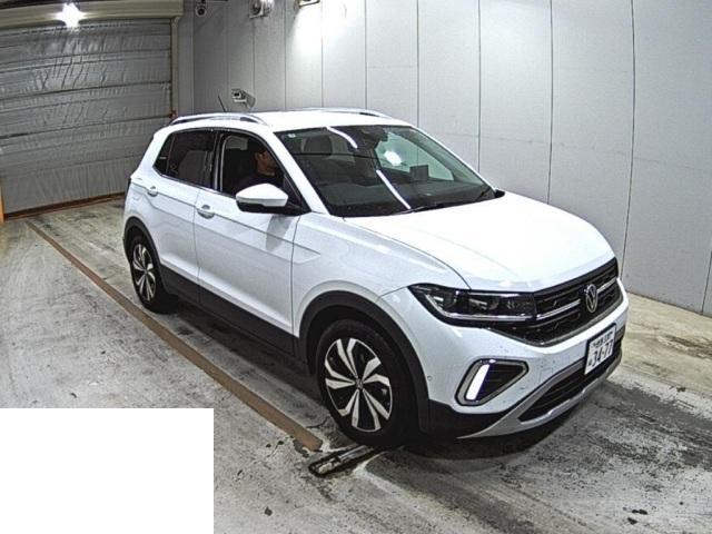 Ref:AUX-24586993 VOLKSWAGEN T-CROSS 2025 1 2025 Volkswagen T-Cross white gasoline used car Japan export