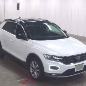 2021 Volkswagen T-Roc white diesel used car Japan export