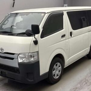 2020 Toyota Hiace Van white gasoline used car Japan export