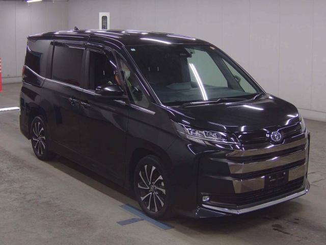 Ref:AUX-24596635 TOYOTA NOAH 2023 1 2023 Toyota Noah black gasoline used car Japan export