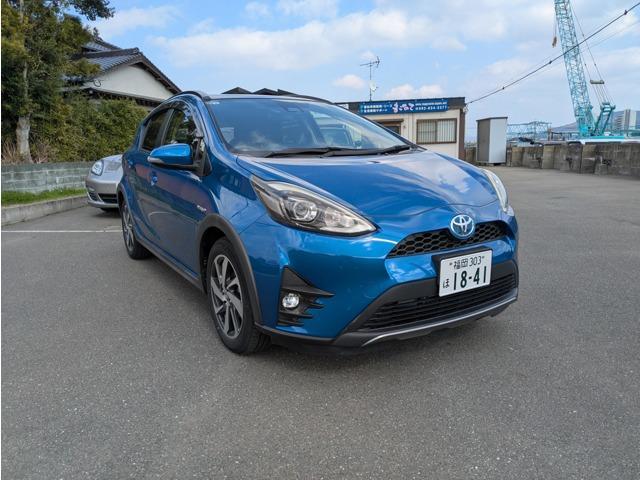 Ref:AUX-24601652 TOYOTA AQUA 2017 1 2017 Toyota Aqua blue hybrid used car Japan export