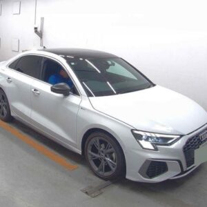 2022 Audi A3 Sedan white gasoline used car Japan export