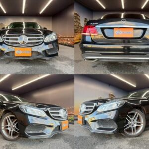 2014 Mercedes Benz E-Class black gasoline used car Japan export