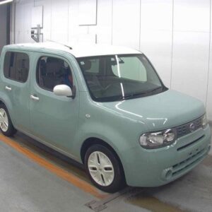 2019 Nissan Cube green gasoline used car Japan export