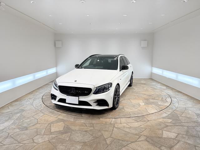 Ref:AUX-24603125 MERCEDES AMG C-CLASS STATIONWAGON 2019 1 2019 Mercedes Amg C-Class Stationwagon white gasoline used car Japan export