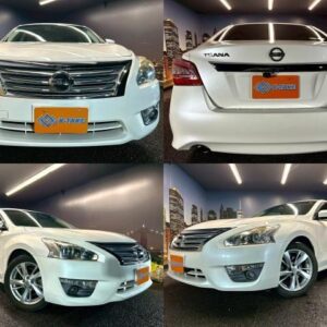 2014 Nissan Teana white gasoline used car Japan export