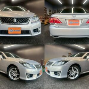 2010 Toyota Crown silver gasoline used car Japan export