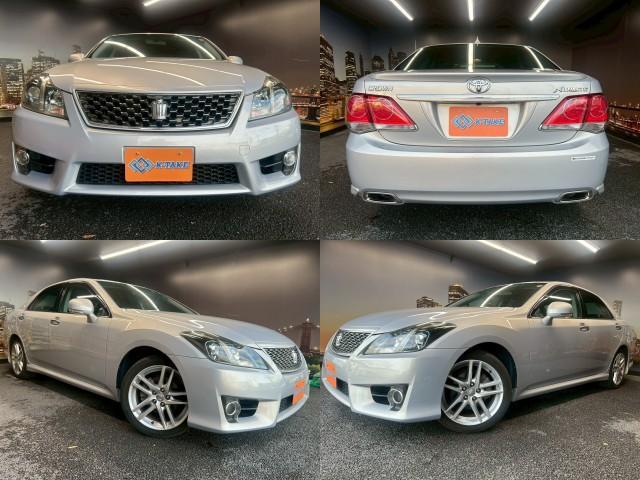 Ref:AUX-24603205 TOYOTA CROWN 2010 1 2010 Toyota Crown silver gasoline used car Japan export
