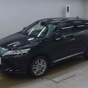 2018 Toyota Harrier black gasoline used car Japan export