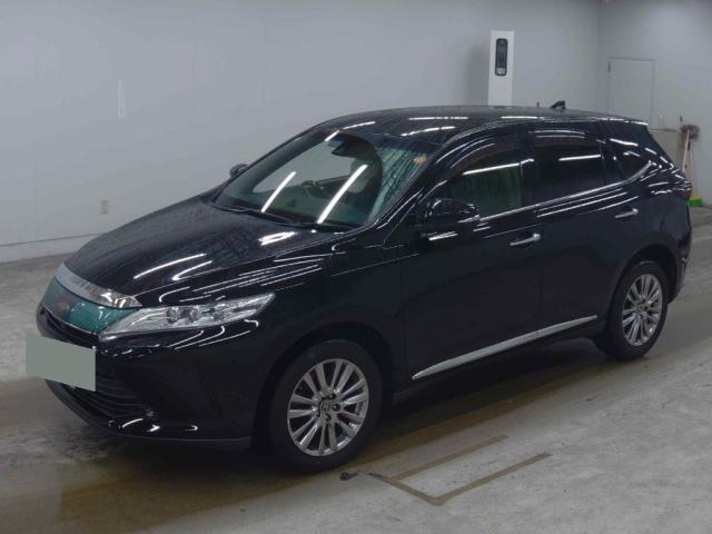 Ref:AUX-24603273 TOYOTA HARRIER 2018 1 2018 Toyota Harrier black gasoline used car Japan export
