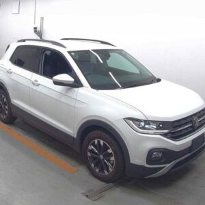 2023 Volkswagen T-Cross white gasoline used car Japan export