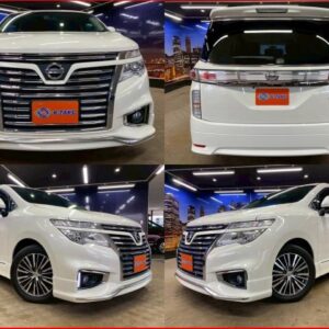 2016 Nissan Elgrand pearl gasoline used car Japan export