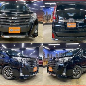 2016 Toyota Noah black gasoline used car Japan export