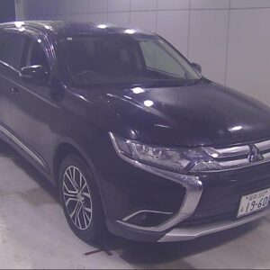 2016 Mitsubishi Outlander black gasoline used car Japan export