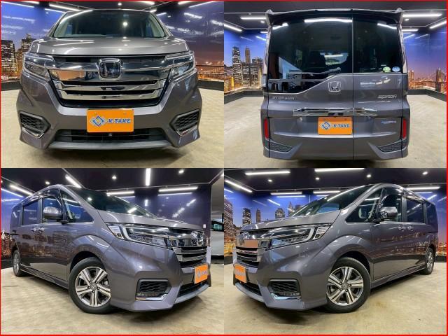 Ref:AUX-24603607 HONDA STEPWAGON SPADA 2019 1 2019 Honda Stepwagon Spada gray gasoline used car Japan export