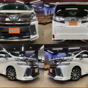 2016 Toyota Vellfire Hybrid pearl gasoline used car Japan export