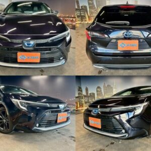 2023 Toyota Corolla Touring black gasoline used car Japan export