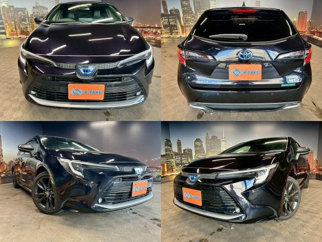 Ref:AUX-24603739 TOYOTA COROLLA TOURING 2023 1 2023 Toyota Corolla Touring black gasoline used car Japan export