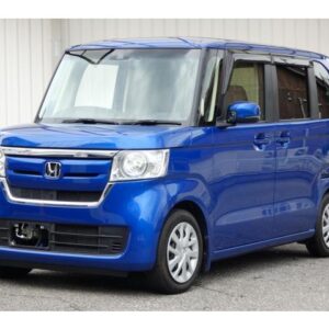 2017 Honda N-Box blue gasoline used car Japan export