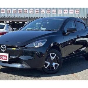 2023 Mazda Mazda2 black gasoline used car Japan export