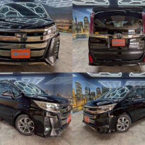 2020 Toyota Noah black gasoline used car Japan export