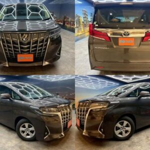 2021 Toyota Alphard gunmetal gasoline used car Japan export