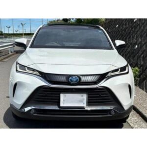 2024 Toyota Harrier Hybrid white hybrid used car Japan export
