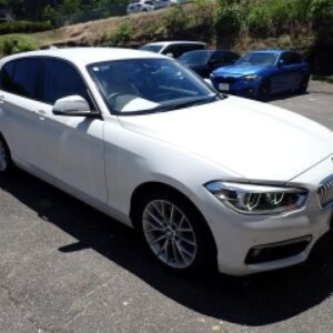 2019 Bmw 1 Series white gasoline used car Japan export