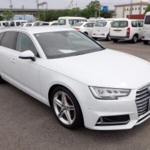 2019 Audi A4 Avant white gasoline used car Japan export