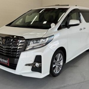 2017 Toyota Alphard pearl gasoline used car Japan export