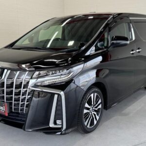 2020 Toyota Alphard black gasoline used car Japan export