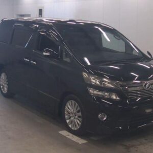 2014 Toyota Vellfire black gasoline used car Japan export