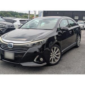 2013 Toyota Sai black hybrid used car Japan export