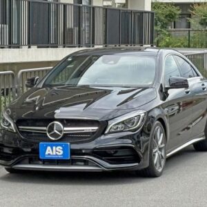 2018 Mercedes Amg Cla-Class black gasoline used car Japan export