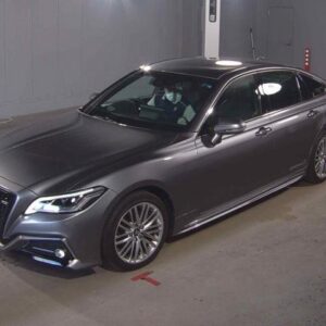 2021 Toyota Crown Hybrid gray gasoline used car Japan export